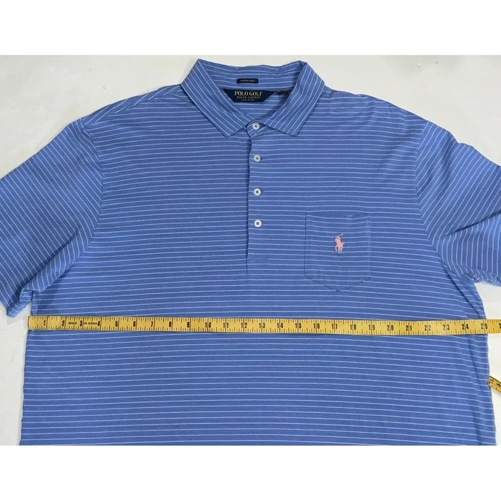 Mens POLO GOLF RALPH LAUREN GOLF Shirt Stretch LISLE Sz XL ⛳️